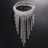 Upper Arm Cuff Bracelet Tassel Chain Statement Costume Accessories Armband