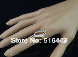 Luxury CZ Engagement Wedding Rings for Women A665