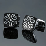 Retro Stainless Steel Cufflinks Wedding Business Men Accessory