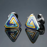 Retro Stainless Steel Cufflinks Wedding Business Men Accessory