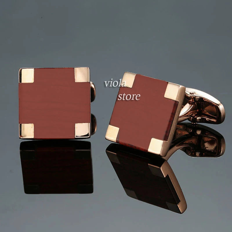 Retro Stainless Steel Cufflinks Wedding Business Men Accessory