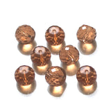 Green Multicolor Austrian Crystal Glass Spacer Beads 8x6MM