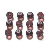Green Multicolor Austrian Crystal Glass Spacer Beads 8x6MM