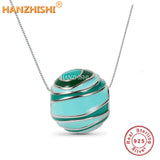 Uranus Planet Pendant Necklace 925 Sterling Silver Jewelry