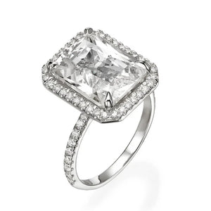 5A Sky CZ Stone Bridal Rings Anniversary Gift Ring for Wife