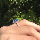 5A Sky CZ Stone Bridal Rings Anniversary Gift Ring for Wife