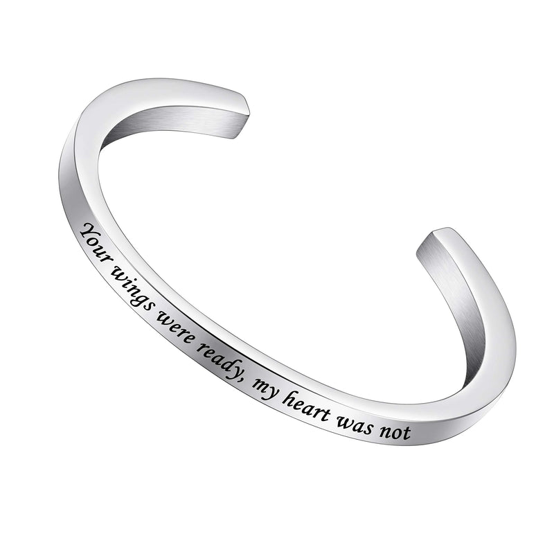 Memorial Ashes Bracelet Cuff Urn Bangle Bracelet for Human Pet