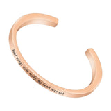 Memorial Ashes Bracelet Cuff Urn Bangle Bracelet for Human Pet