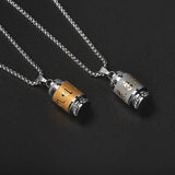Urn Necklace for Ashes Keepsake Cremation Jewelry Tibetan Buddhism Pendant
