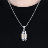 Urn Necklace for Ashes Keepsake Cremation Jewelry Tibetan Buddhism Pendant