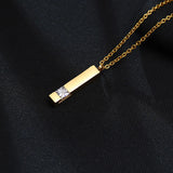Urn Necklace for Ashes Stainless Steel Casket Pendant