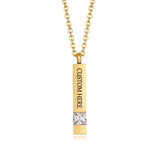 Urn Necklace for Ashes Stainless Steel Casket Pendant