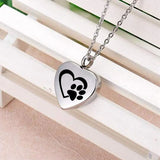 Heart Urn Necklace for Pet Ashes Holder Keepsake Cremation Jewelry Memorial