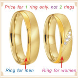 Size 4 Couple Wedding Rings Women Engagement Ring Anniversary Jewelry