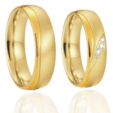 Size 4 Couple Wedding Rings Women Engagement Ring Anniversary Jewelry