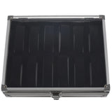 Aluminium Watches Box 12 Grid Slots Jewelry Watches Display Storage Box