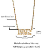 Uwin Constellation Necklace Stainless Steel Never Fade Personalised Rapper Gift