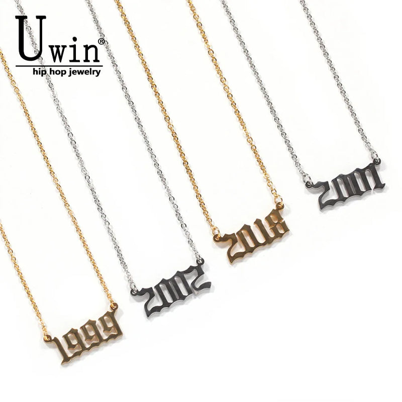 Uwin Constellation Necklace Stainless Steel Never Fade Personalised Rapper Gift