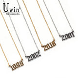 Uwin Constellation Necklace Stainless Steel Never Fade Personalised Rapper Gift