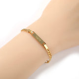 Uwin Letters Bracelet DIY Initial Name Personalized Gift