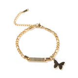 Uwin Letters Bracelet DIY Initial Name Personalized Gift