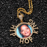 Uwin Photo Pendant Necklaces Custom Pictures CZ Hiphop Jewelry