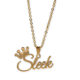 Uwin Name Stainless Steel Necklace Personalized Necklace Hiphop Jewelry