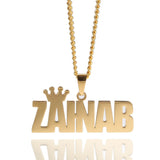 Uwin Name Stainless Steel Necklace Personalized Necklace Hiphop Jewelry