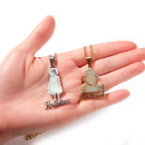 Uwin Name Necklace Photo Laser Printing Pendant DIY Personalised Letters