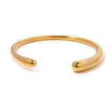 Uworld 316L Geometric Stainless Steel Cuff Bracelet Bangle