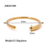 Uworld 316L Geometric Stainless Steel Cuff Bracelet Bangle