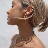 Uworld 316L Stainless Steel Chain Necklace Waterproof Thick Chunky Collar Gift