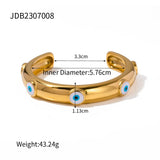 Uworld Eyes Shape Stainless Steel 18K Plated Jewelry Set for Women
