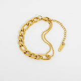 Uworld Plated Stainless Steel Chain Bracelet Jewelry Accessories Brazalete Muj