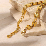 Uworld INS Pig Nose Chain Anklet Titanium Steel Anklet