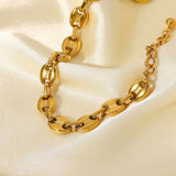 Uworld INS Pig Nose Chain Anklet Titanium Steel Anklet