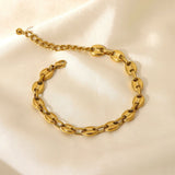 Uworld INS Pig Nose Chain Anklet Titanium Steel Anklet