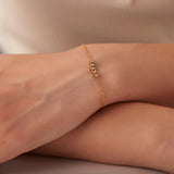 Uworld Maximalist Bracelet with CZ Gemstones Stainless Steel - Gift for Women