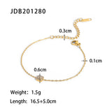 Uworld Maximalist Bracelet with CZ Gemstones Stainless Steel - Gift for Women