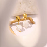 Uworld Freshwater Pearl Dangle Earrings Baroque Hanging
