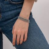 Uworld Silver Beaded Ball Bracelets Waterproof Jewelry for Women