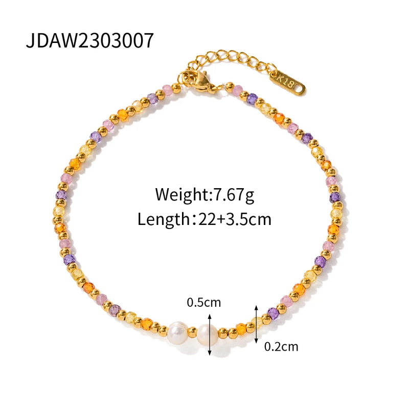 Uworld Stainless Steel Chain Anklets Bangle for Women