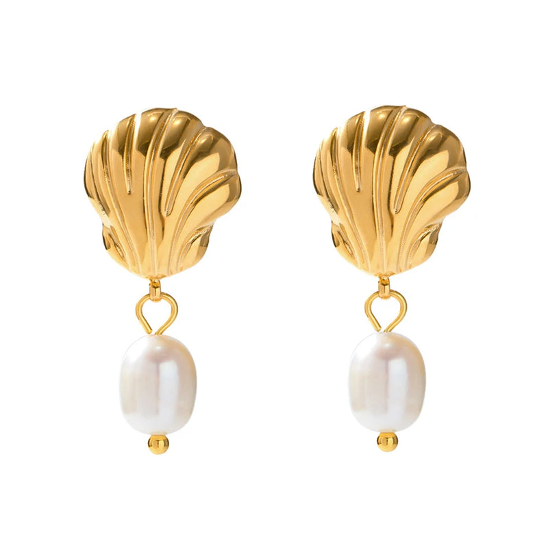 Uworld Stainless Steel Drop Dangle Earrings Waterproof Jewelry