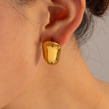 Uworld Geometric Pearl Earrings Exaggerated Texture