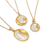 Uworld Pendant Stainless Steel Necklace for Women Charm Jewelry