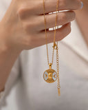Uworld Pendant Stainless Steel Necklace for Women Charm Jewelry