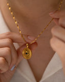 Uworld Pendant Stainless Steel Necklace for Women Charm Jewelry