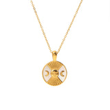Uworld Pendant Stainless Steel Necklace for Women Charm Jewelry