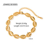 Uworld Waterproof Metal Cuban Chain Bracelet Women Statement Jewelry