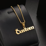 Uzone Name Pendant Necklace Personalized Jewelry Gift